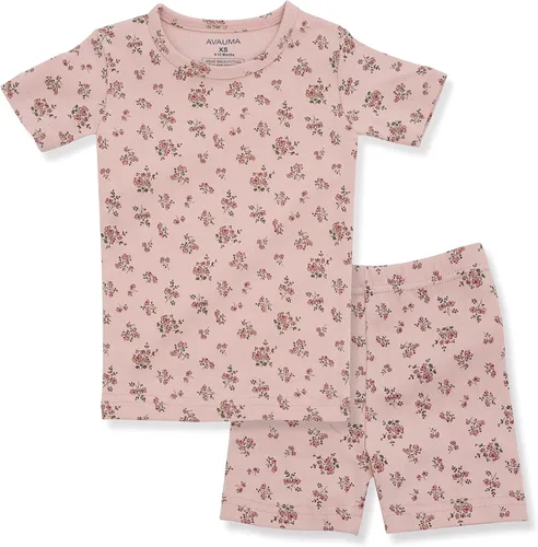 Vista 61 de AVAUMA Conjunto de pijama de algodón para bebés y niñas de 6 meses a 7 años