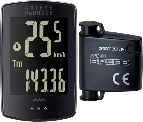 Vista 10 de CATEYE Computadora Inalámbrica para Bicicleta Padrone – Ciclocomputadora con Pantalla de Gran Tamaño, Velocímetro y Odómetro Inalámbricos, Montaje