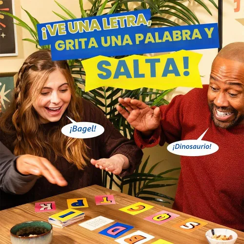 Vista 2 de Big Potato Juego de cartas para agarrar letras para niños y adultos