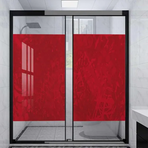 Vista 12 de Película adhesiva de vidrio esmerilado para ventana, color crema de caléndula, para privacidad, exótica, japonés, flor de cerezo japonés, película