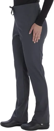Vista 6 de Vital Threads Conjunto de uniformes médicos para hombres y mujeres con cuello en V y pantalón con cordón VT501C