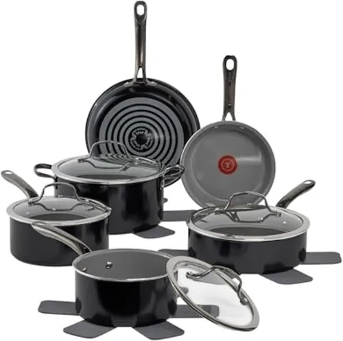 Vista 12 de T-Fal Preserve - Juego de 2 sartenes antiadherentes de cerámica, 8.5" y 11", apto para horno y parrilla hasta 350°F, tecnología InoCeram Glide, Beige