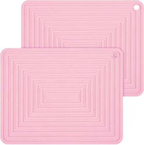 Vista 16 de Salvamanteles de silicona para platos calientes, ollas y sartenes, almohadillas calientes para cocina, soportes redondos de silicona para ollas