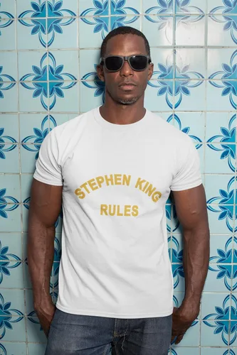 Vista 9 de Stephen King - Camiseta divertida y impresionante para hombre, camiseta con estampado de Best King Ever