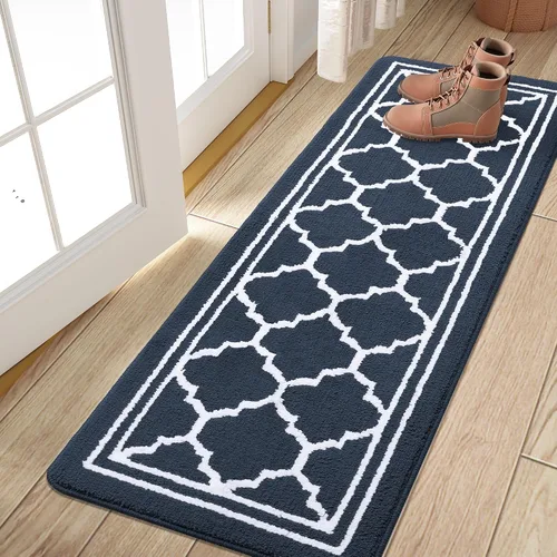 Vista 24 de Buganda Alfombra para Puerta Interior, Tapete Resistente a la Suciedad y Absorbente, Antideslizante, Alfombras de Perfil Bajo para Entrada