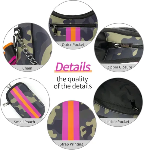 Vista 6 de IBEE - Bolsos cruzados para mujer bolsa cruzada para mujer bolsa cruzada