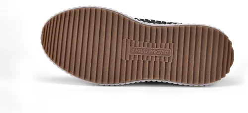 Vista 5 de DREAM PAIRS Zapatos deportivos gruesos para mujer, cómodos, informales, con plataforma, a la moda