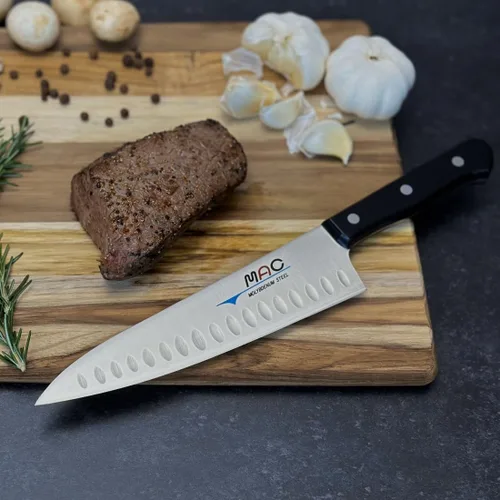 Vista 4 de MAC Chef Series Gyuto (rebanado??) 7.874 in TH-80