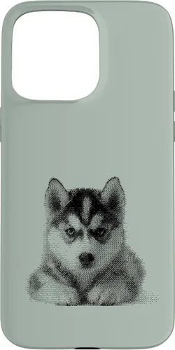Vista 27 de Chic Husky Puppy for Dog Mom and Paw Parents Case for iPhone 15