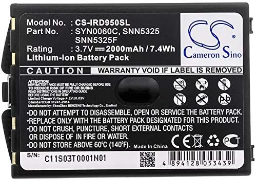 Vista 2 de CS Cameron Sino Batería nueva para Iridium 9500,9505, parte apta NO SYN0060C, SNN5325, SNN5325F (2000mAh/7.40Wh)