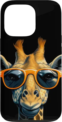 Vista 9 de Funny Giraffe with Sunglasses Case for iPhone 17