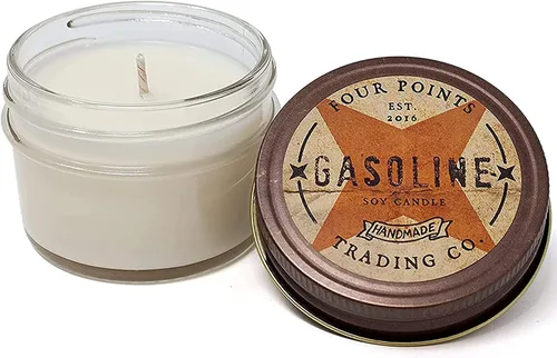 Vista 10 de HWY-1 Vela perfumada de aromaterapia de soja de 4 onzas con tarro - Four Points Trading Co.