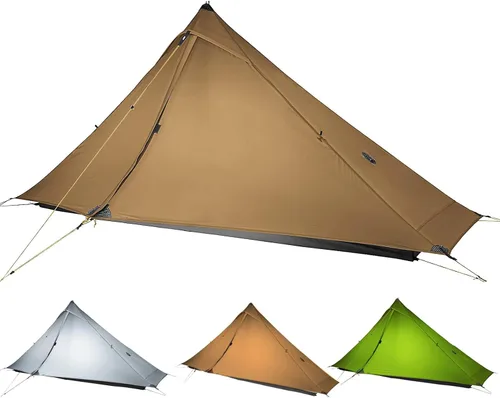Vista 7 de 3F UL Gear Lanshan PRO Lanshan Tienda de campaña ultraligera Tienda de campaña ultraligera para 3 estaciones para 1 persona o 2 personas, camping