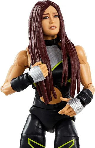 Vista 3 de WWE Lo Shira Elite Series #79 Figura de acción de lujo con detalles faciales realistas, equipo de anillo icónico y accesorios