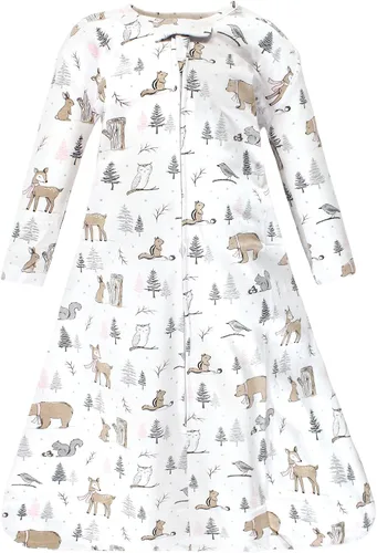 Vista 7 de Hudson Baby Saco de dormir unisex de algodón de manga larga para bebé