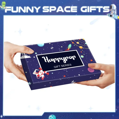Vista 3 de HAPPYPOP Gifts Kids - Space Socks, Astronaut Planet Math Socks, Astronomy Gifts for Boys