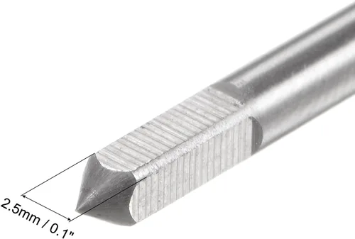 Vista 4 de uxcell Grifo de rosca métrica M2 x 0.4 H2 3.150 in extra largo recto flauta tornillo roscado roscado herramienta de reparación