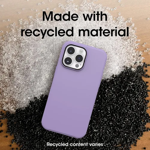 Vista 7 de OtterBox Serie Symmetry + Funda antimicrobiana con MagSafe para iPhone 14 Pro Max (solamente) - You Lilac IT (morado)