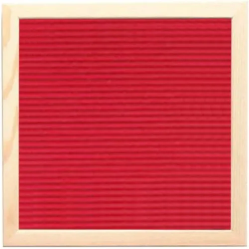Vista 12 de Tablero de mensajes de madera, tablero de letras de fieltro, panel de mensajes de 10 x 10 pulgadas con 170 calcomanías de letras, para decoración