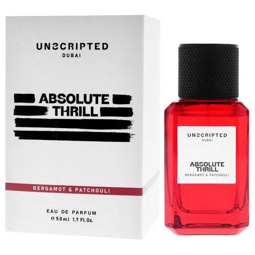 Vista 4 de Unscripted Absolute Thrill – Perfume audaz y único para hombres – Perfume de larga duración con bergamota, pachulí, grosella negra y jengibre – 1.7