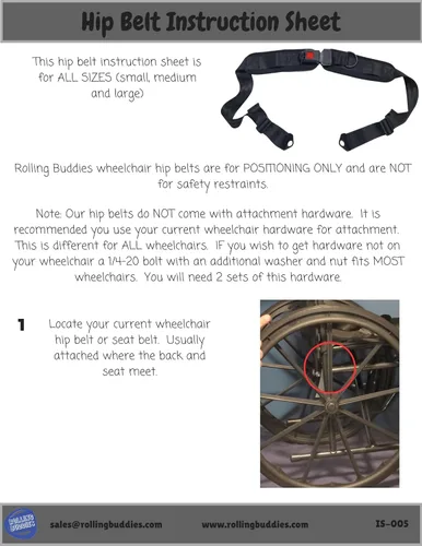 Vista 3 de Cinturón de seguridad acolchado para silla de ruedas, estilo automático, hebilla de metal, cinturón de posicionamiento (pequeño), se adapta a