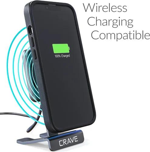 Vista 6 de Crave Dual Guard para iPhone 14, funda de doble capa de protección contra golpes para Apple iPhone 14 (6.1") - Negro