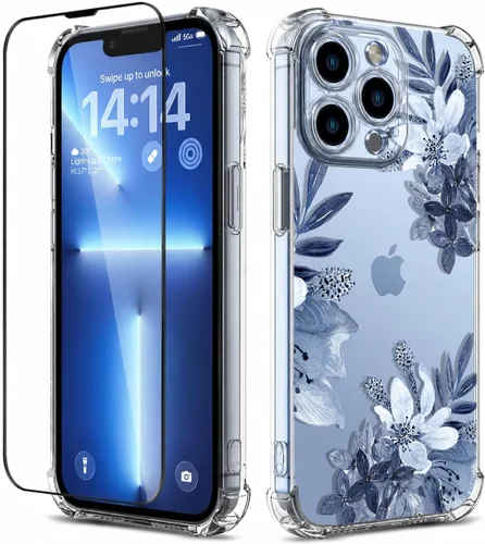 Vista 55 de Funda para iPhone 13 y iPhone 14 (6.1 pulgadas) con protector
