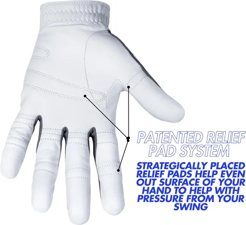 Vista 4 de Bionic. Guantes para hombre. Para golf fabricado con piel de Cabretta duradera y genuina.