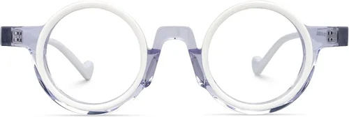 Vista 2 de Zeelool Marco de anteojos redondos vintage con lente transparente sin receta para mujeres y hombres Glanton ZJGA260547
