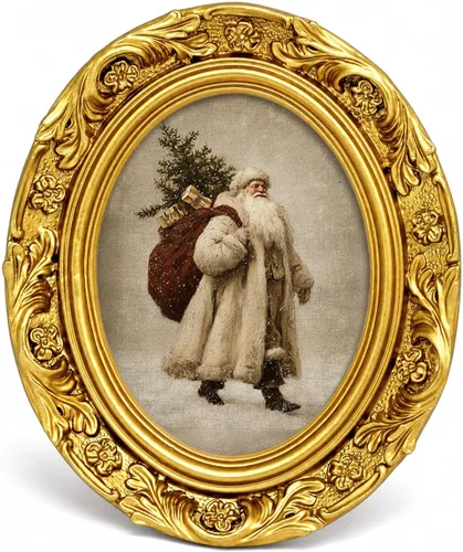 Vista 12 de Pequeño marco de fotos vintage de pingüino de Navidad