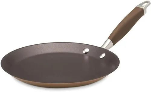 Vista 10 de Anolon Advanced - Sartén antiadherente anodizada dura para el hogar, 9.5 pulgadas, bronce
