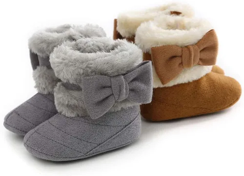 Vista 7 de BABITINA Infant Boots Winter Baby Girl Shoes Soft Sole Anti-Slip Toddler Snow Warm Prewalker Newborn Boots