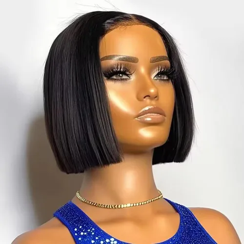 Vista 18 de Peluca de cabello Remy brasileño ondulado 4/30, cabello Remy brasileño prearrancado de 13 x 6, peluca de encaje frontal HD, sin pegamento, peluca