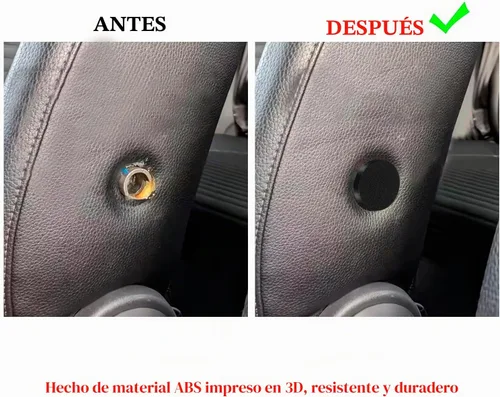 Vista 4 de Tapa de enchufe para reposabrazos compatible con Fiat 500 2013-2019 (individual)