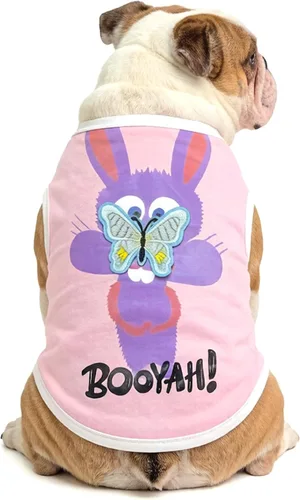Vista 49 de iChoue - Camisetas de rayas de algodón 100% transpirable para Bulldog francés, chaleco de Halloween para perros medianos, camisetas Frenchie Pug