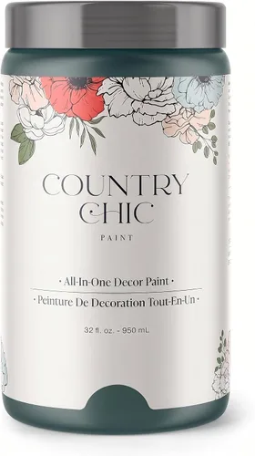 Vista 104 de Country Chic - Pintura a la tiza todo en uno para muebles y armarios, ecológica, acabado mate, con primer y sellador, para madera y metal, Alchemist