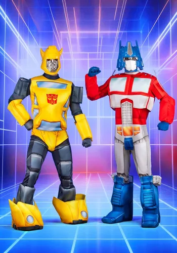 Vista 6 de Disfraz retro Optimus Prime para adulto