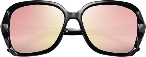 Vista 17 de FEISEDY - gafas de sol polarizadas para mujer, marco compuesto brillante B2289