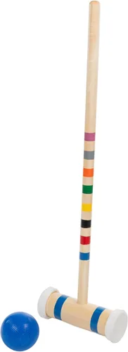 Vista 2 de Framco Deluxe Amish Made - Juego de croquet de madera de arce para 8 jugadores