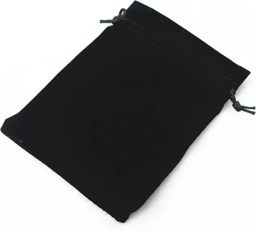 Vista 3 de Paquete de 25 bolsas de terciopelo de regalo con cordón para joyas, dulces y recuerdos de boda
