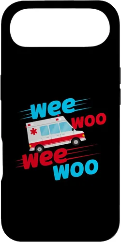 Vista 26 de Funda EMT para iPhone 13 Pro Max Wee Woo Wee Woo Ambulancia Técnico Paramédico