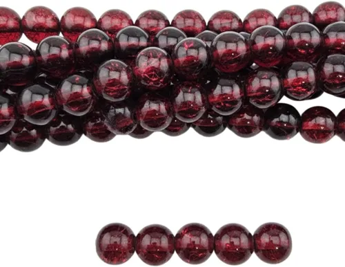 Vista 65 de DandS ltd Cuentas de cristal agrietadas para la fabricación de joyas, champán, pulseras vibrantes de bricolaje, collares, aretes, suministros