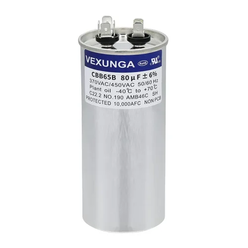 Vista 42 de VEXUNGA Capacitor Dual de Arranque Redondo A/C de 50/5 uF 50+5 MFD 370VAC o 440VAC CBB65 CBB65B Capacitores de Aire Acondicionado para Motor