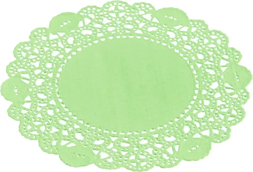 Vista 19 de Restaurantware Pastry Tek Blondas de Encaje de 4 x 4 Pulgadas 100 Vajilla Decorativa - Blondas de Mesa Desechables Redondas de Papel Negro