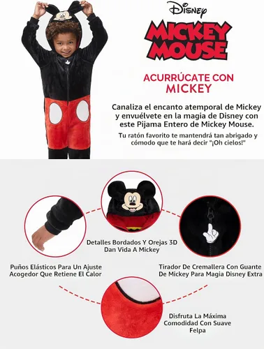 Vista 5 de Disney Mono de Mickey Mouse para niños