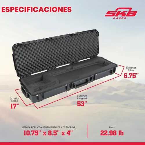 Vista 3 de SKB 3i-5014-EDGE iSeries 5014-6 Roland AX Edge Keytar Case (3i5014EDGE)