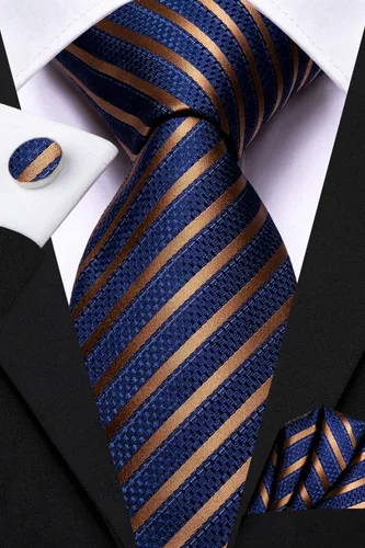 Vista 156 de Dubulle Corbata tejida de cachemira para hombre y gemelos de pañuelo para hombre, conjunto de gemelos para boda formal y negocios