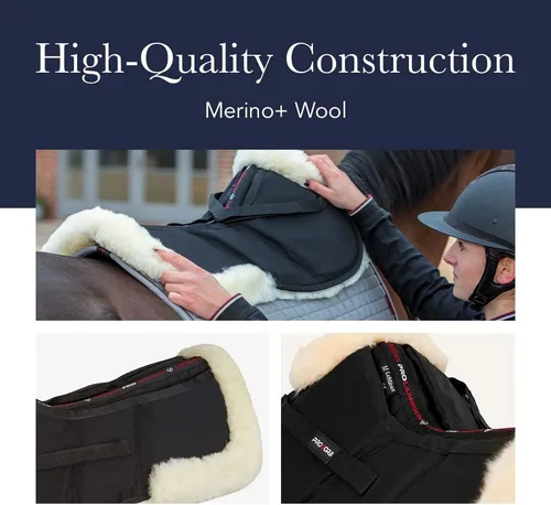 Vista 5 de LeMieux Half Saddle Pad - Almohadillas de sillín inglesas para caballos - Equipos y accesorios de equitación ecuestre