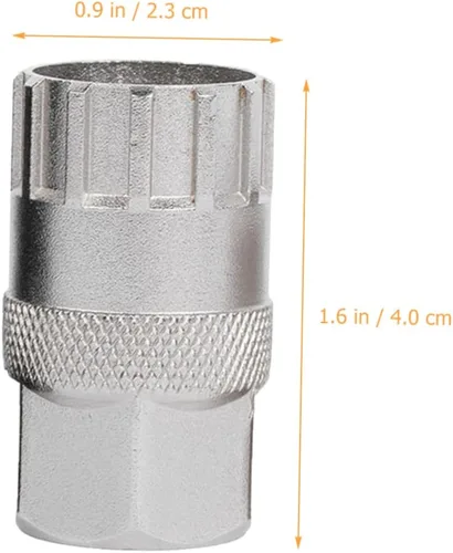 Vista 7 de VANZACK Uds Herramienta de eliminación de rueda libre de bicicleta Cassette Lockring Socket niquelado Fácil de usar Accesorios de ciclismo