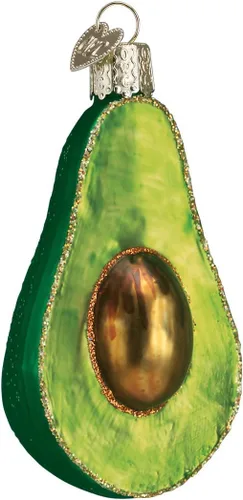 Vista 9 de Old World Christmas - Adornos colgantes de taco de vidrio soplado para árbol de Navidad (32084)
